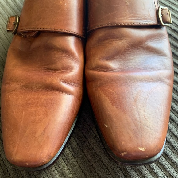 Aldo Double Monk Strap Dress Shoes, size 9 - Picture 3 of 5